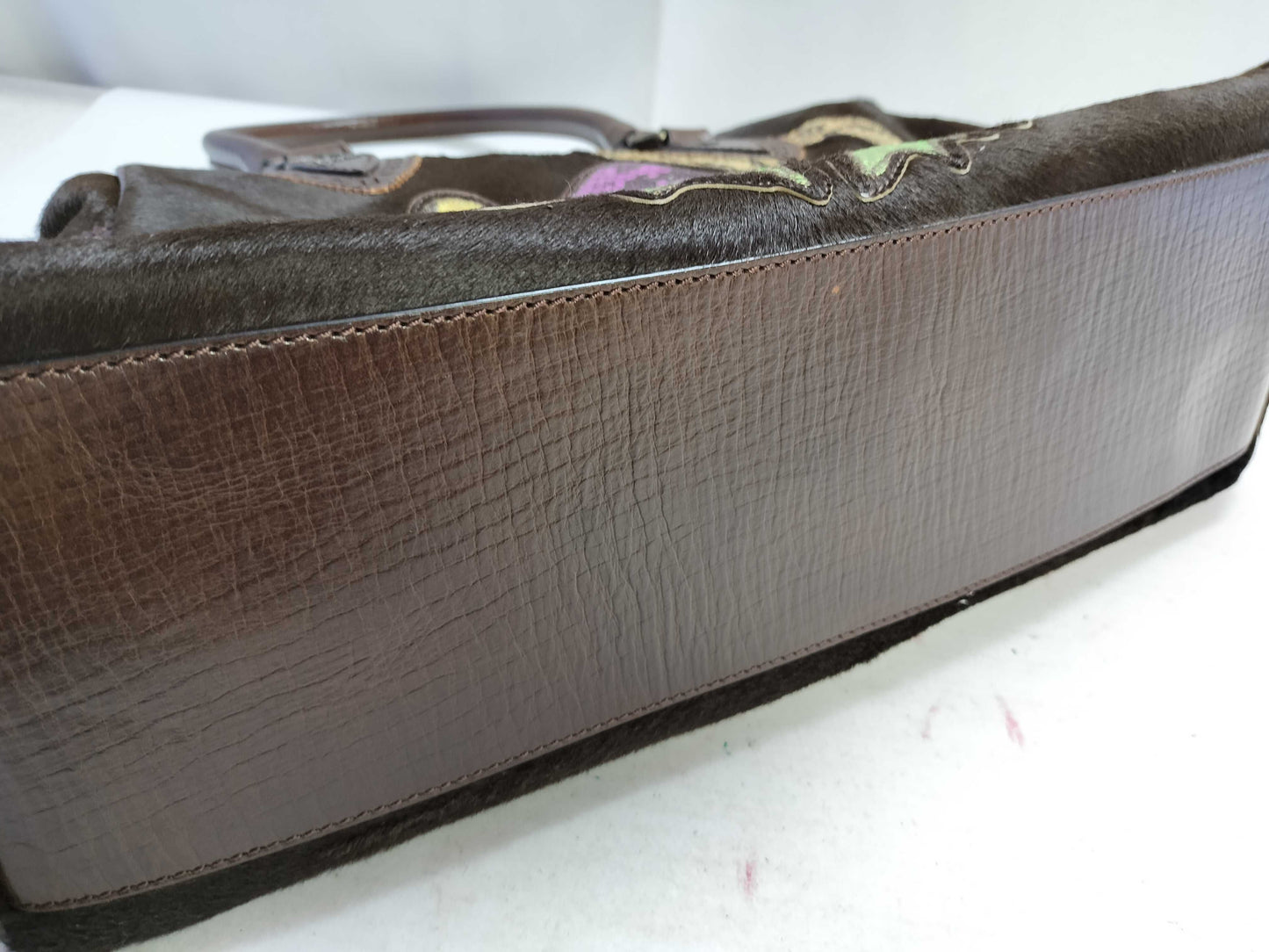 FENDI Fendi Harako Python Tote Bag