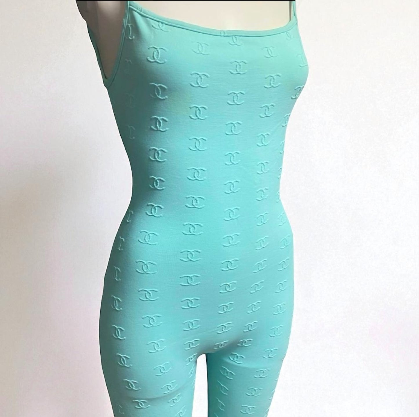 CHANEL CHANEL Jumpsuit with Coco Mark Print, All-in-One, Size 36, Other Apparel