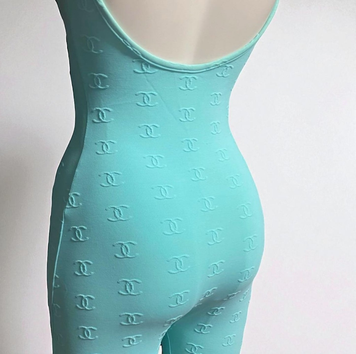 CHANEL CHANEL Jumpsuit with Coco Mark Print, All-in-One, Size 36, Other Apparel