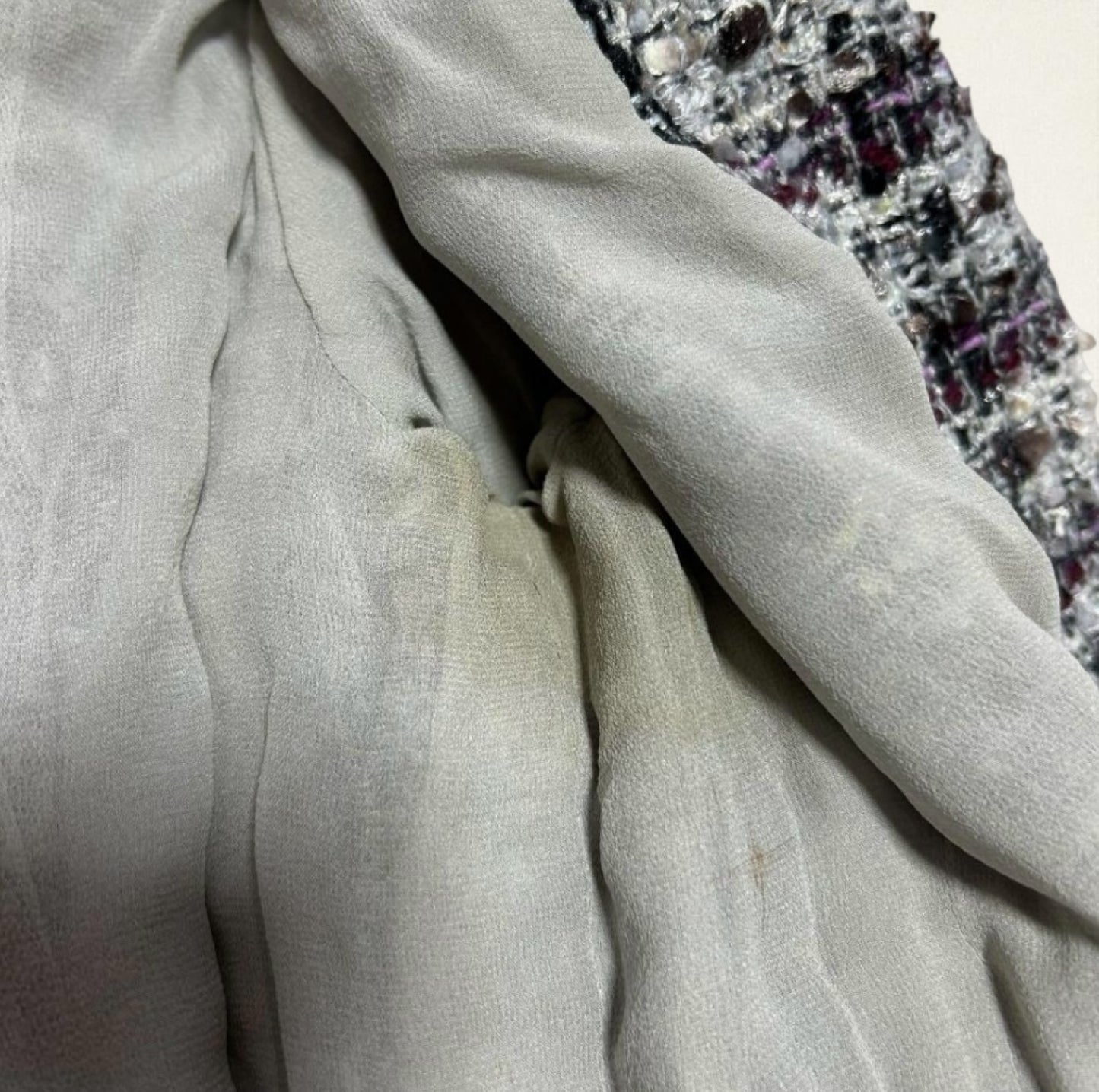 CHANEL CHANEL Tweed Jacket Size 40 Karl Lagerfeld Period Jacket