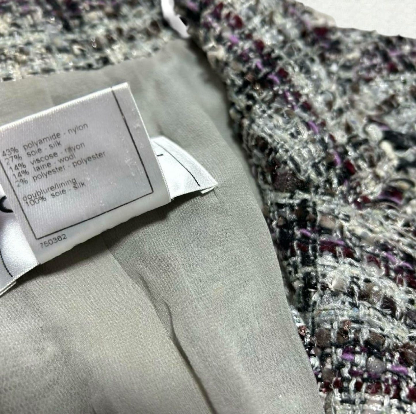 CHANEL CHANEL Tweed Jacket Size 40 Karl Lagerfeld Period Jacket