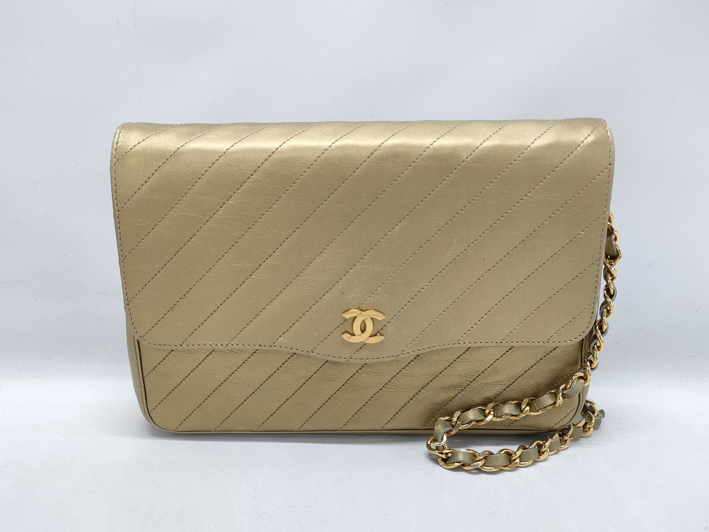 CHANEL Mademoiselle Gold Shoulder Bag