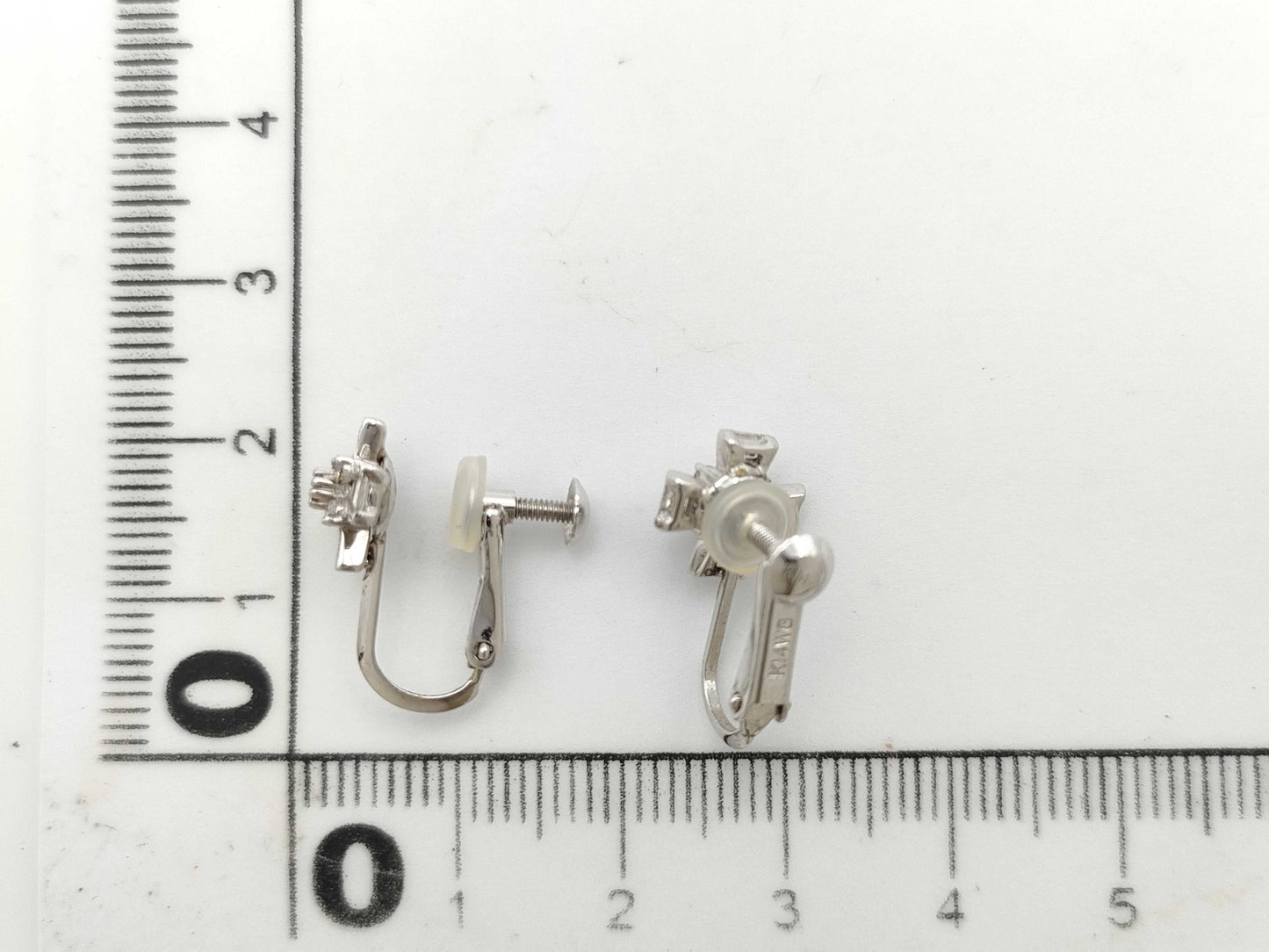 Diamond K14WG 2.8g Earrings