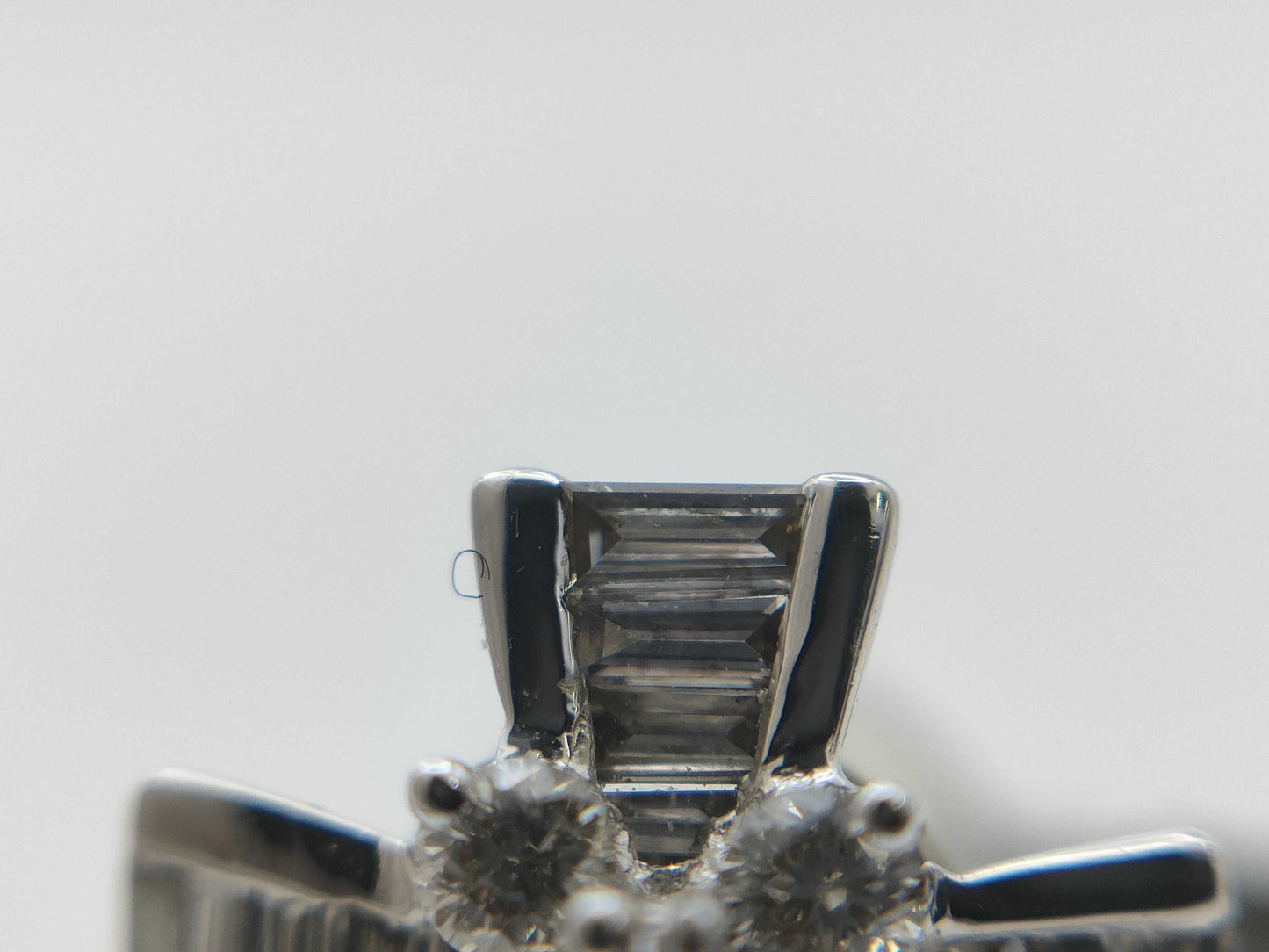 Diamond K14WG 2.8g Earrings