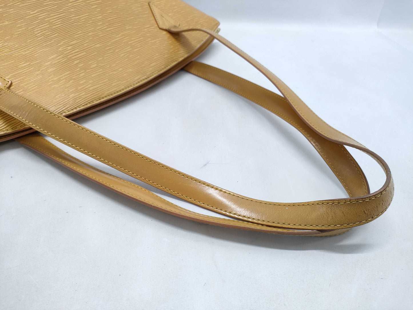 LOUIS VUITTON Epi Leather Saint Jacques Tote Bag, Yellow, M52265A20945