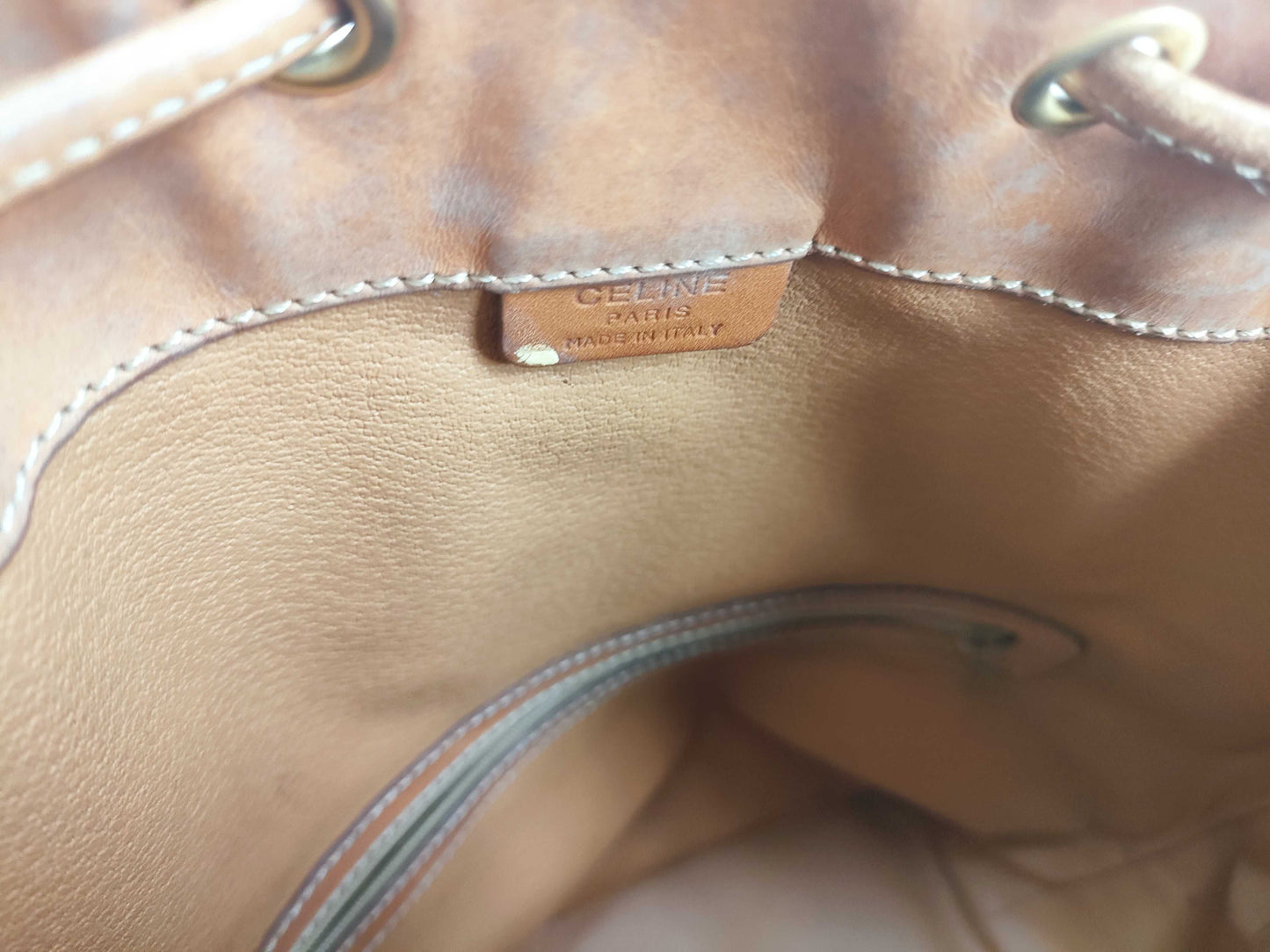 CELINE Macadam Shoulder Bag MC96 Brown Shoulder Bag
