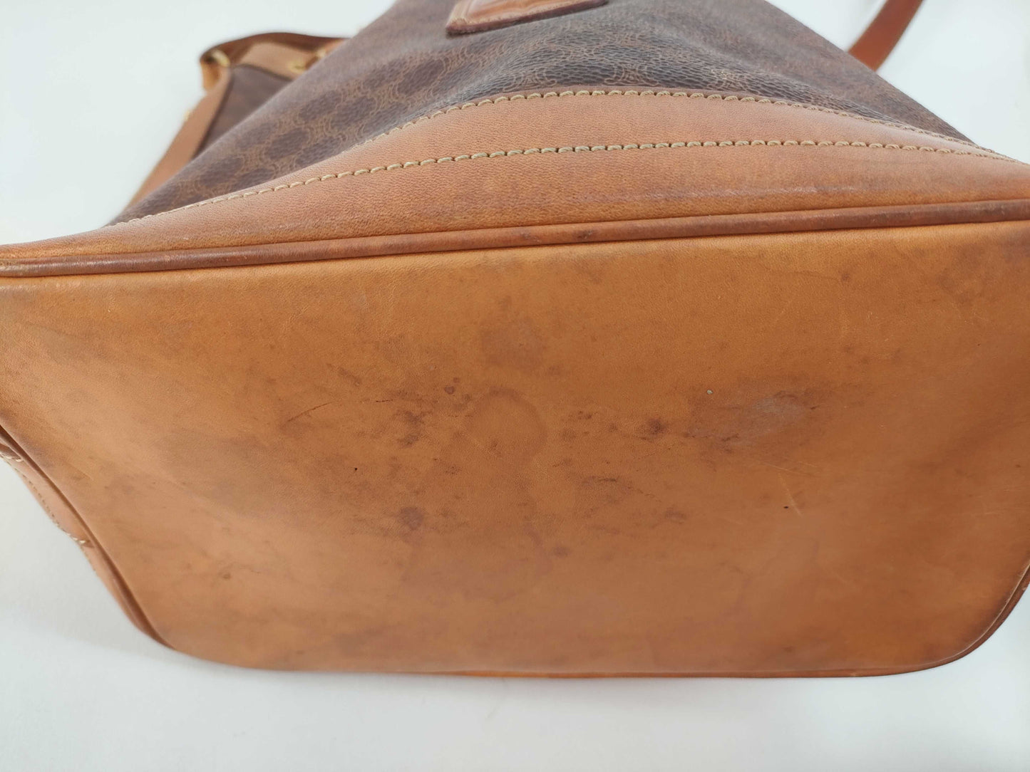 CELINE Macadam Shoulder Bag MC96 Brown Shoulder Bag