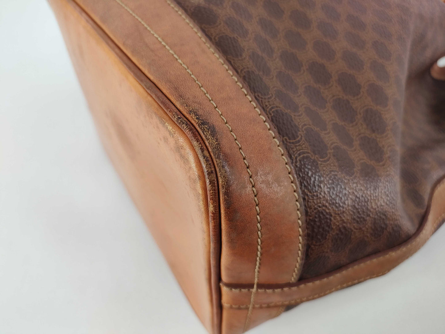CELINE Macadam Shoulder Bag MC96 Brown Shoulder Bag