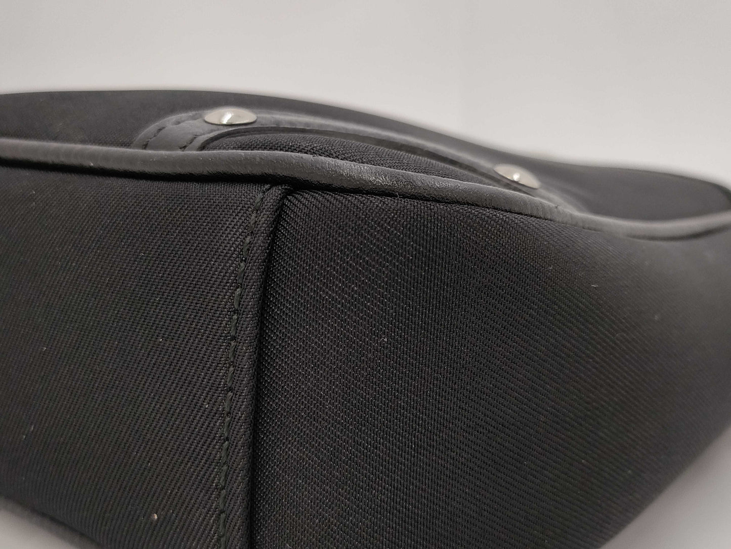 BURBERRY Checked Shoulder Bag Black Shoulder Bag
