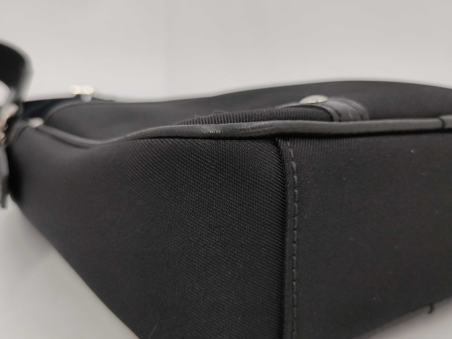 BURBERRY Checked Shoulder Bag Black Shoulder Bag