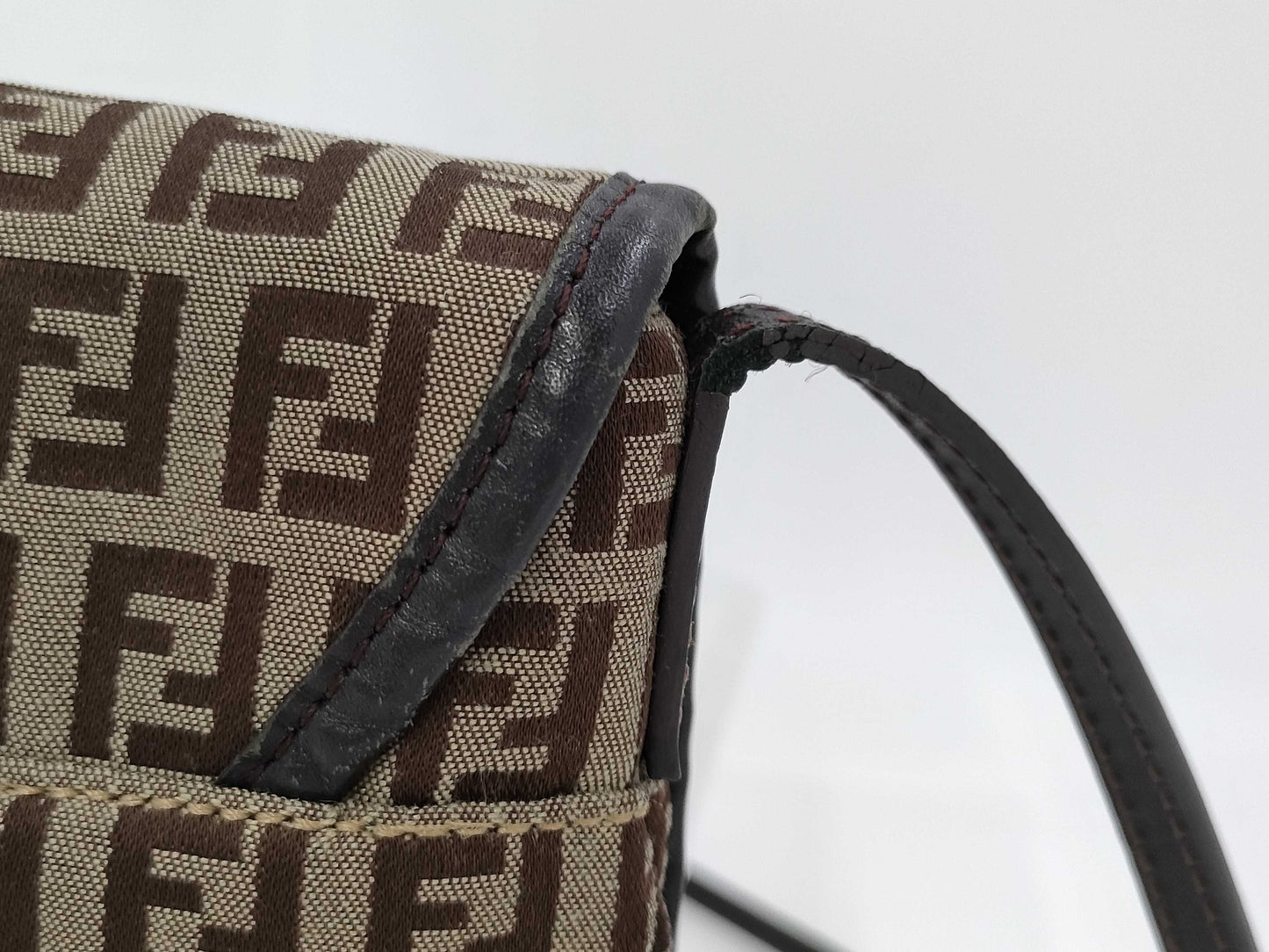 FENDI Zucchino Pattern Shoulder Bag