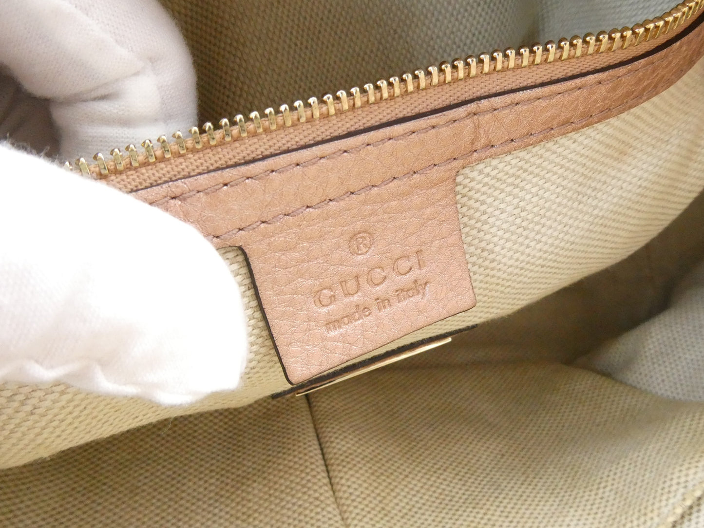 GUCCI Interlocking GG Fringe 2-Way Handbag