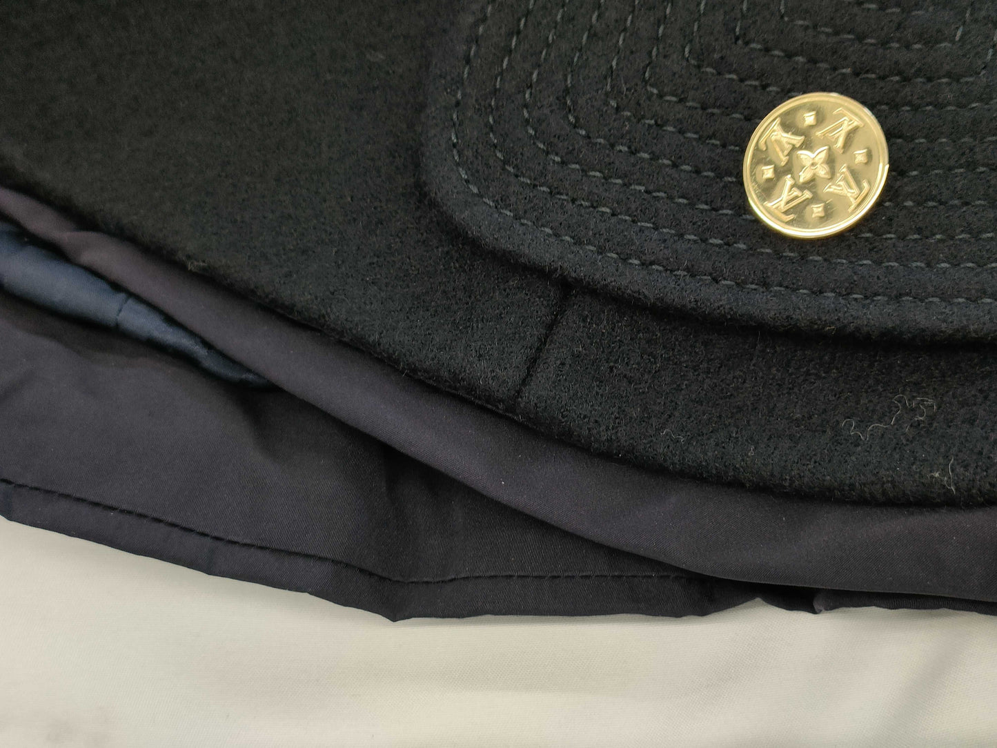 LOUIS VUITTON Wool Jacket, Black, RW062A WJJA16WPO #34