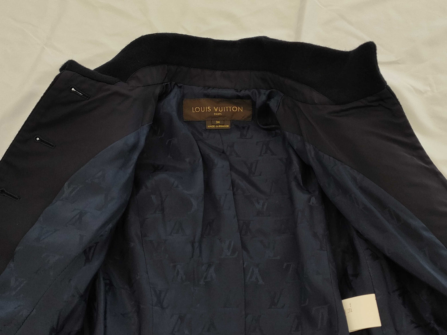 LOUIS VUITTON Wool Jacket, Black, RW062A WJJA16WPO #34