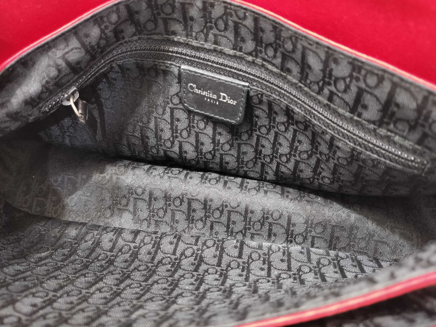 Dior handbag red handbag