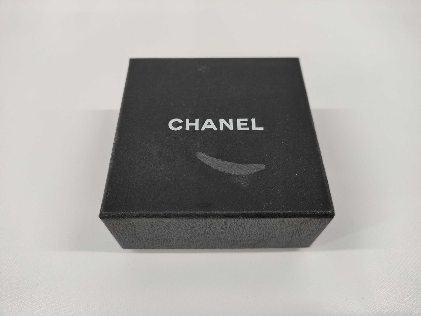 CHANEL Lava Coco Clear Octagon Brooch with Comments