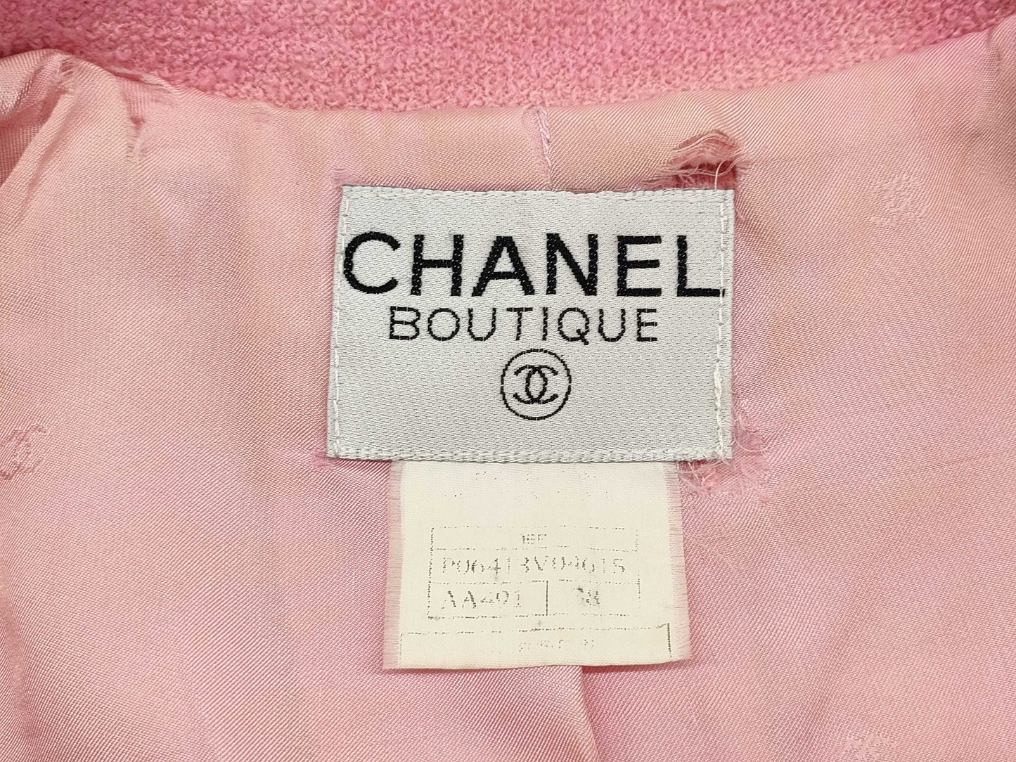 CHANEL Pink Jacket & Skirt Set, Size 38 Other Apparel