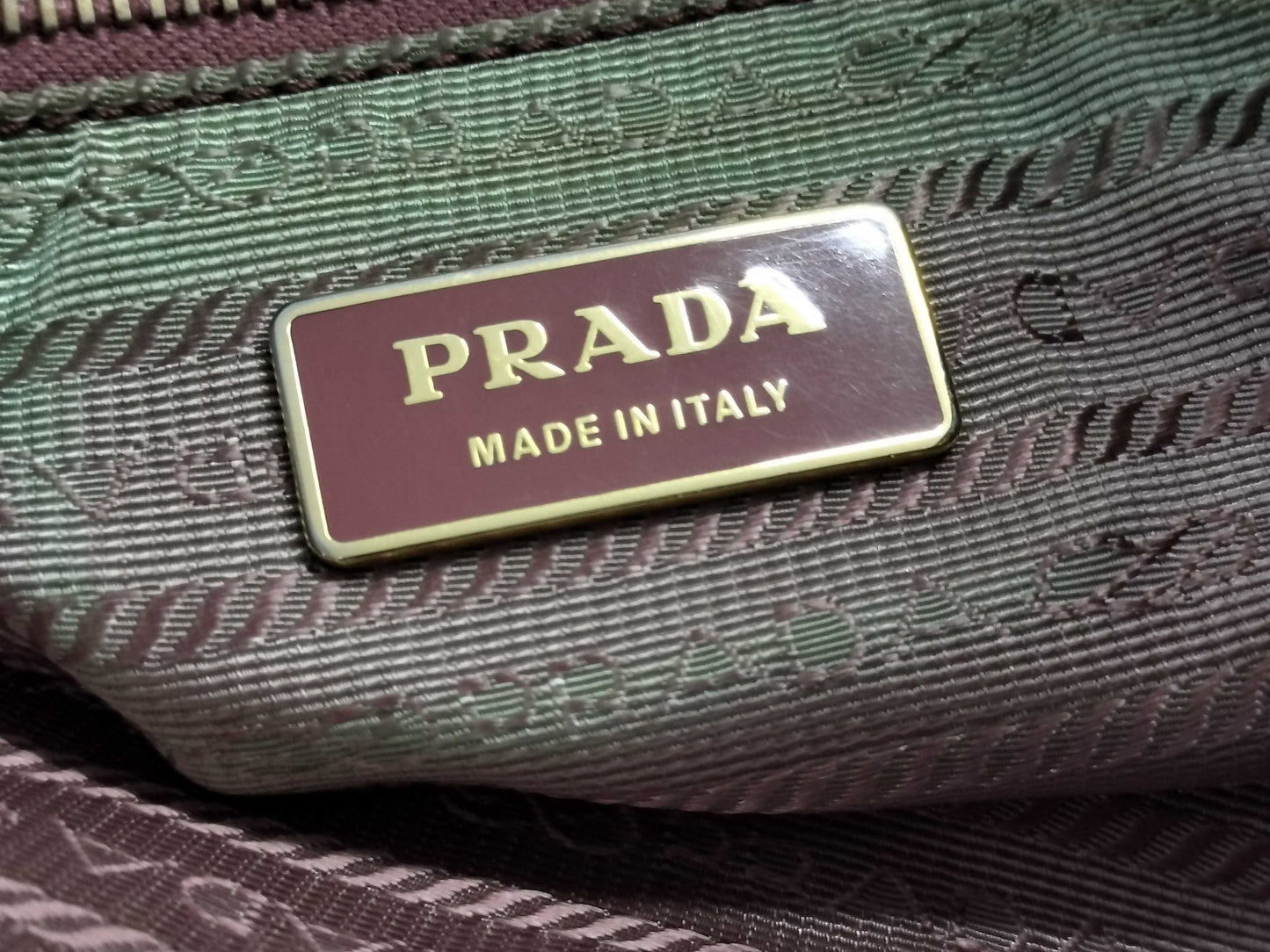 PRADA Nylon 2-Way Shoulder Handbag