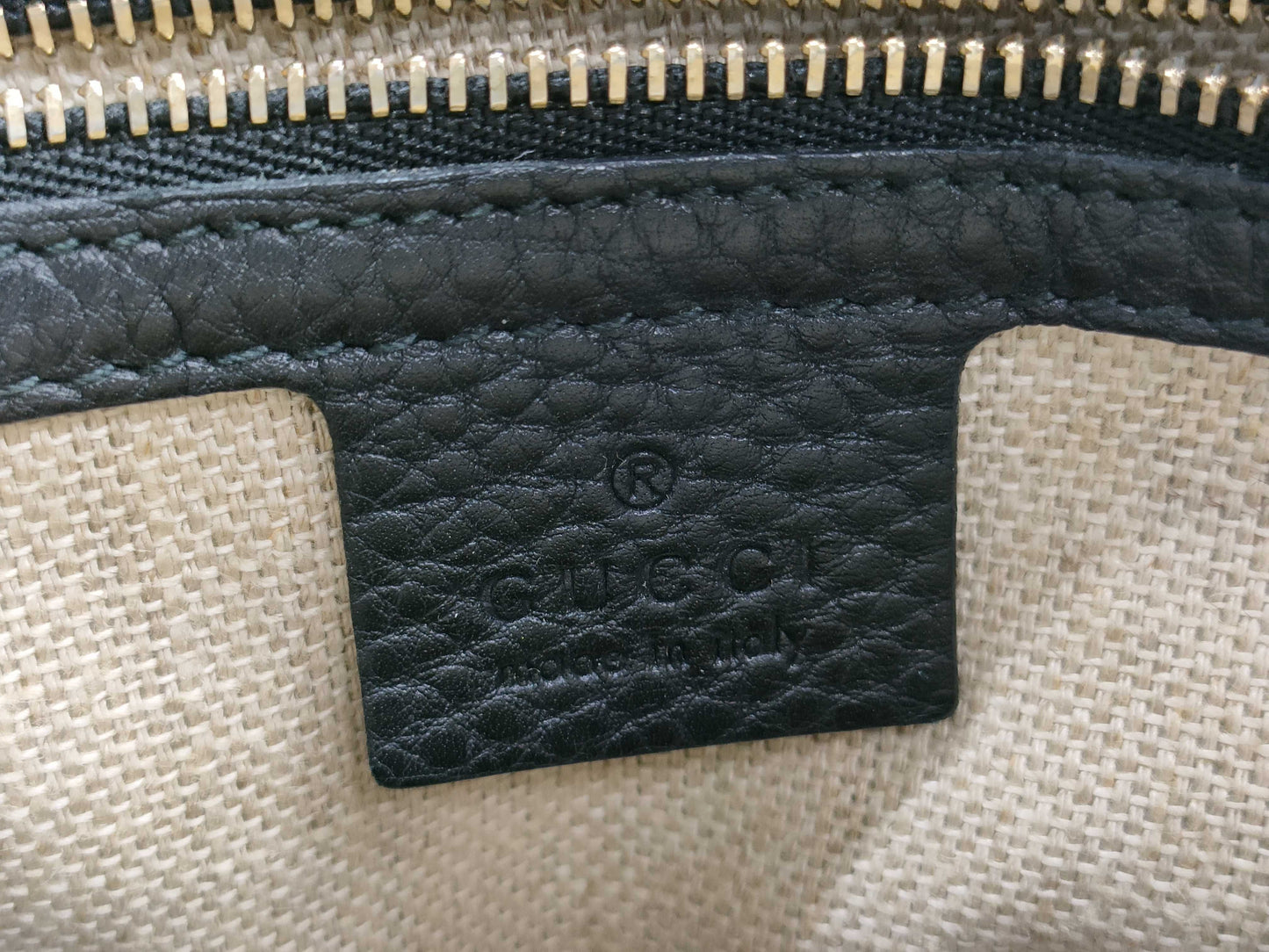 GUCCI GG Canvas Boston Bag with GG Pattern