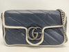 GUCCI GG Marmont Mini Shoulder Bag, Navy