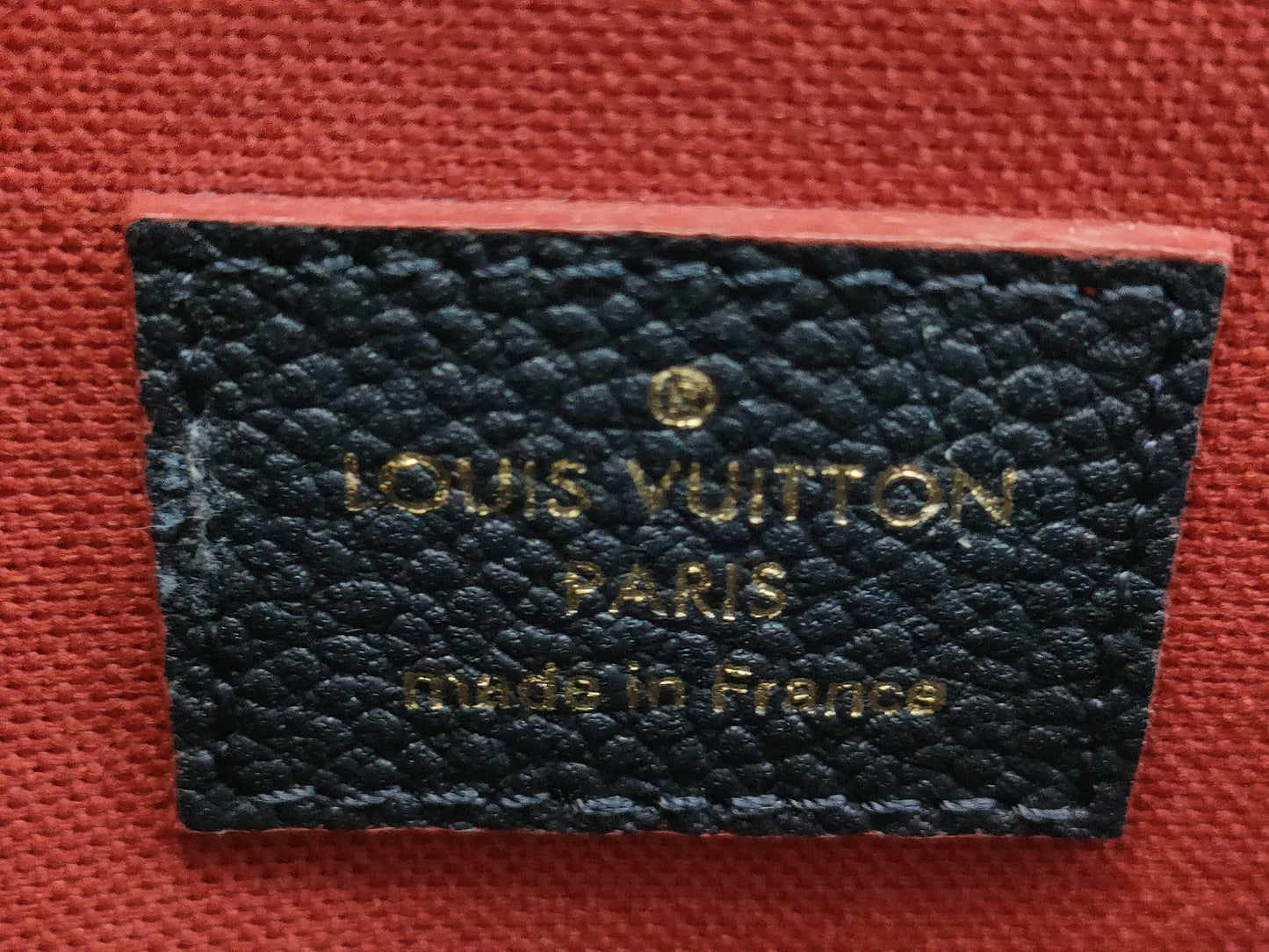 LOUIS VUITTON LV Empreinte Pochette Felicie Shoulder Bag Marine Rouge Shoulder Bag