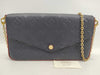 LOUIS VUITTON LV Empreinte Pochette Felicie Shoulder Bag Marine Rouge Shoulder Bag