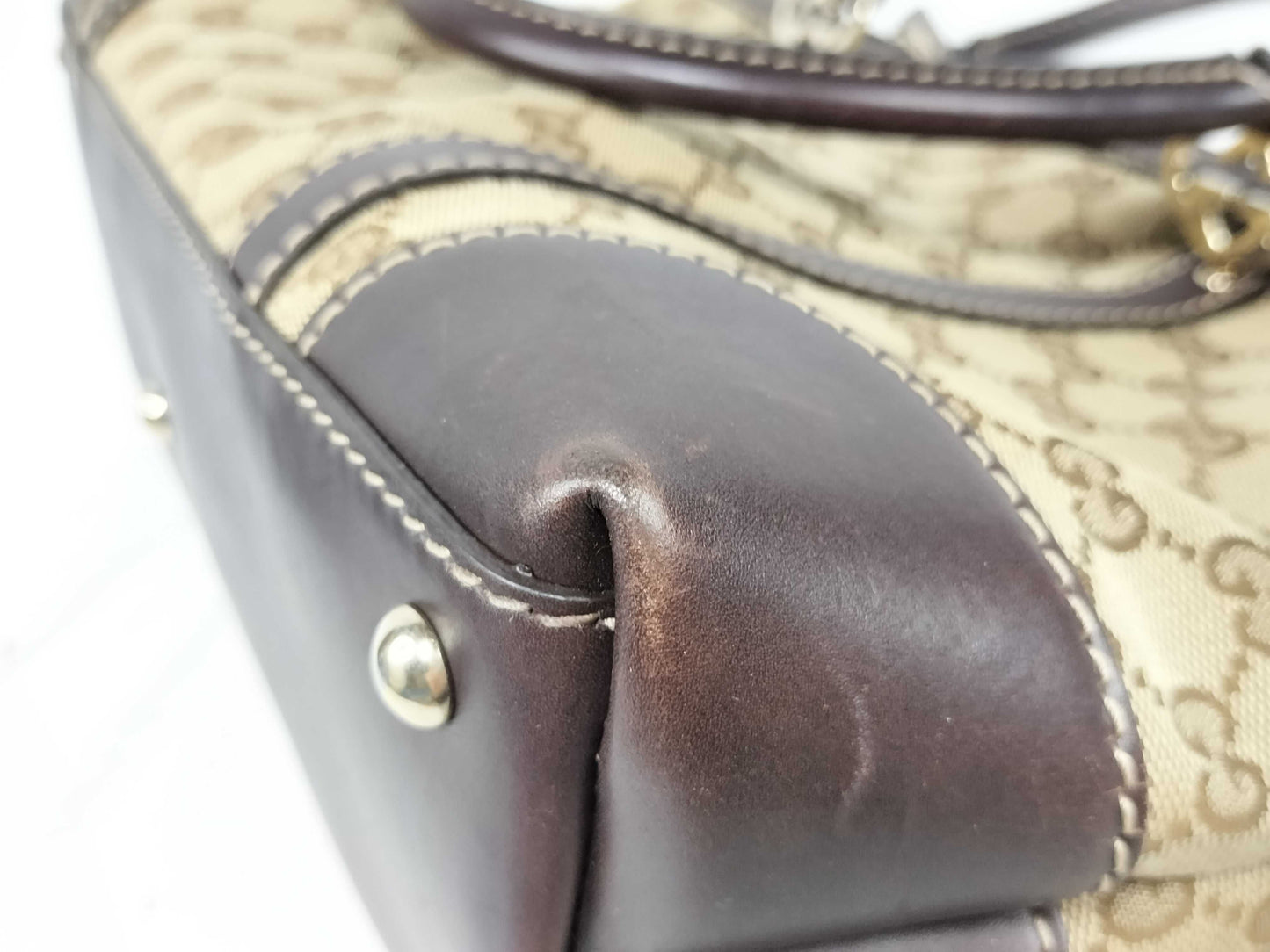 GUCCI GG Canvas GUCCI Heart GG Canvas Handbag Tote Bag