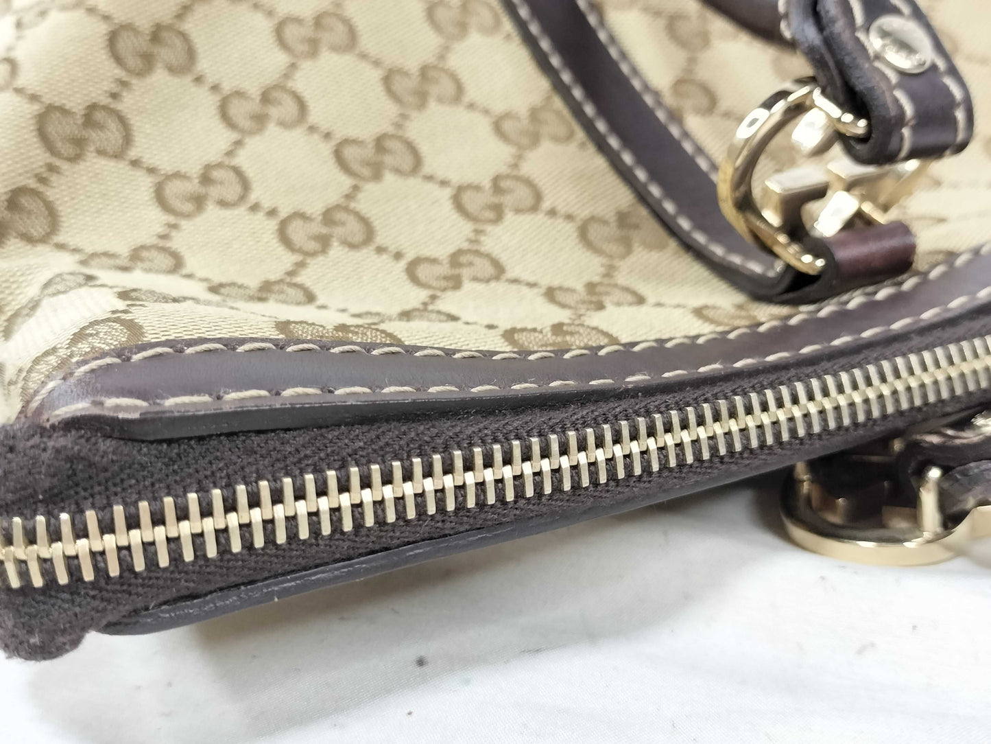 GUCCI GG Canvas GUCCI Heart GG Canvas Handbag Tote Bag