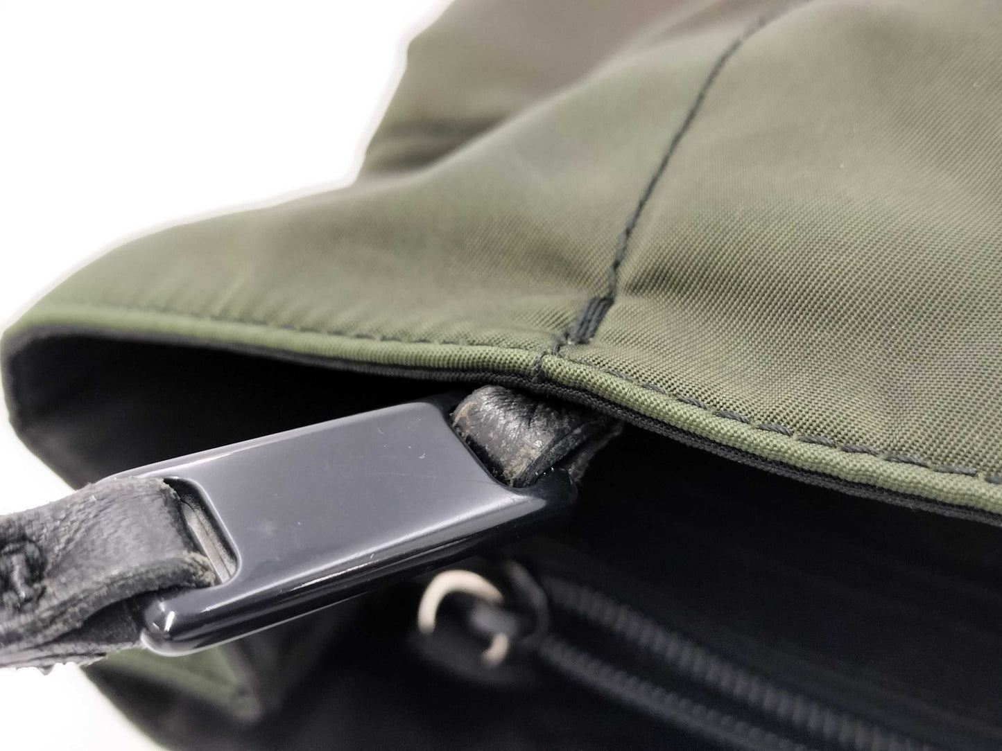 PRADA Prada Shoulder Bag Green Tote Bag