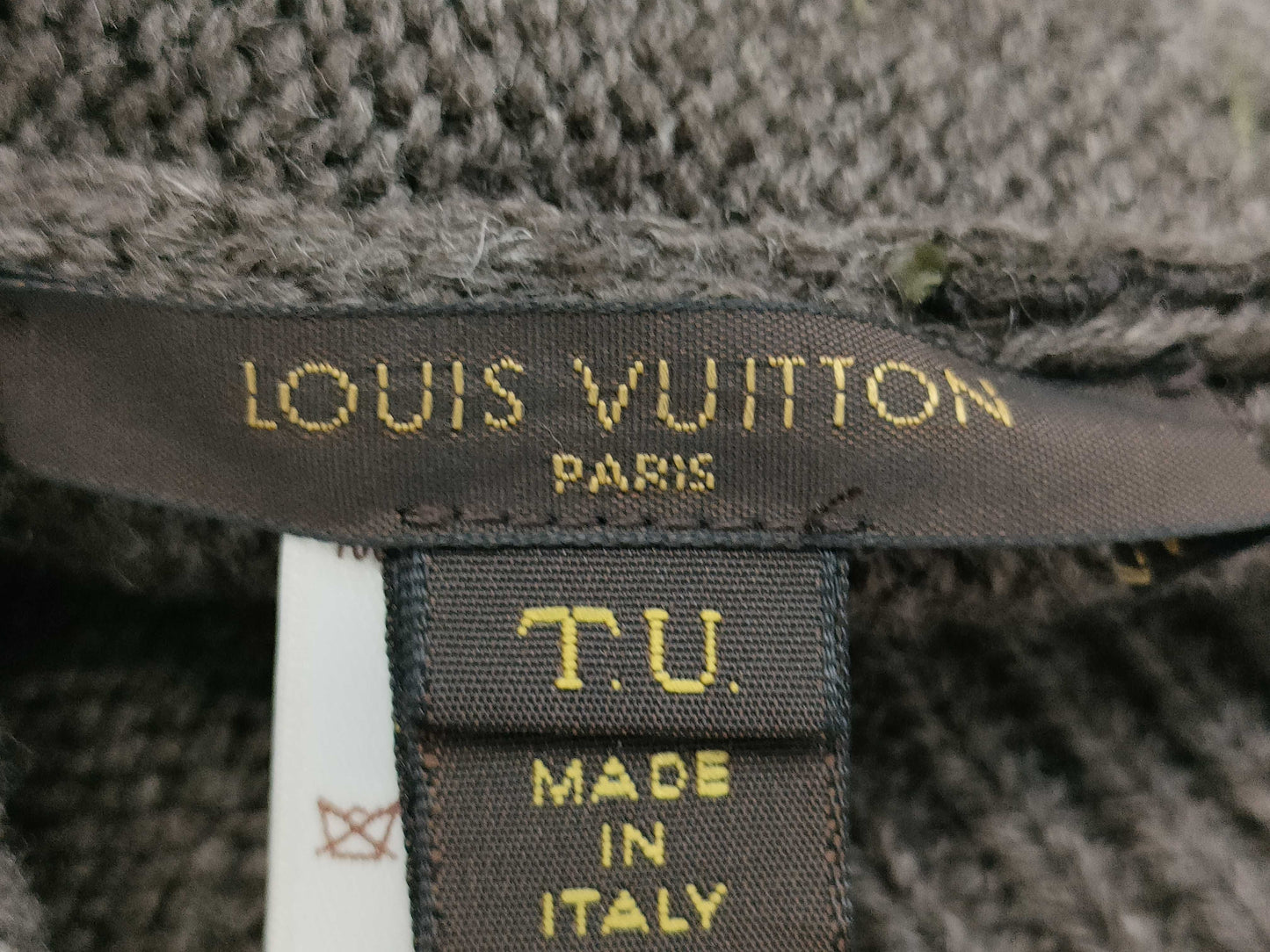 LOUIS VUITTON Brown Knit Hat Other Accessories