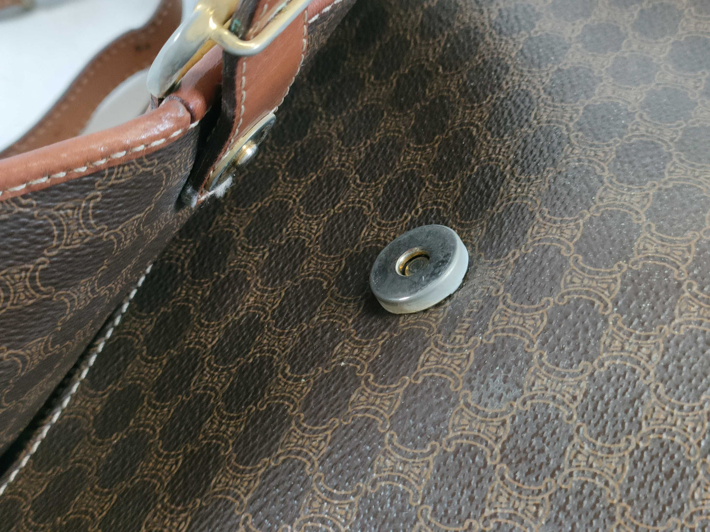 CELINE Macadam shoulder bag