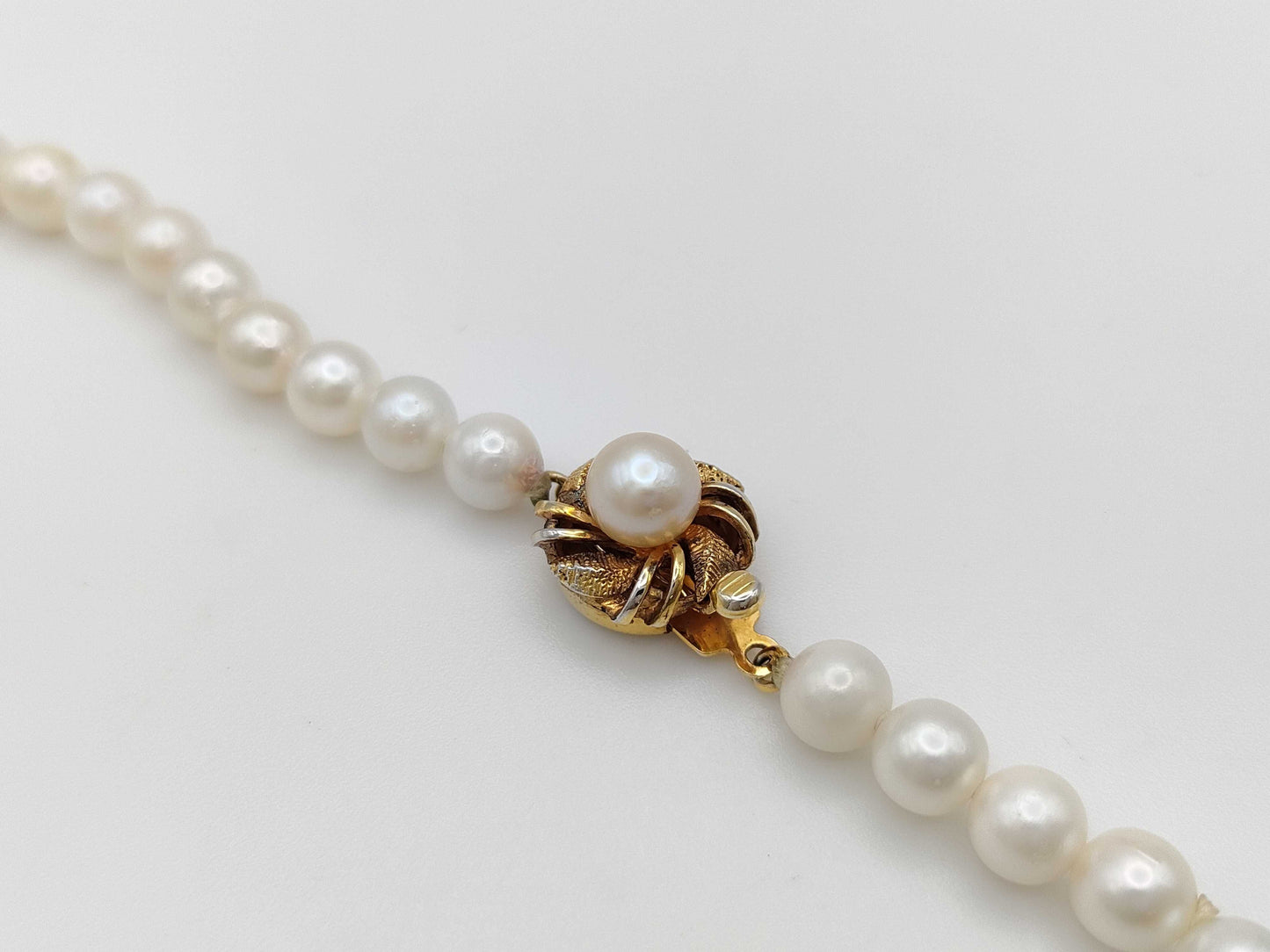 Pearl diameter approximately 5.9mm-6.3mm, Sterling Silver, 25.0g, Necklace