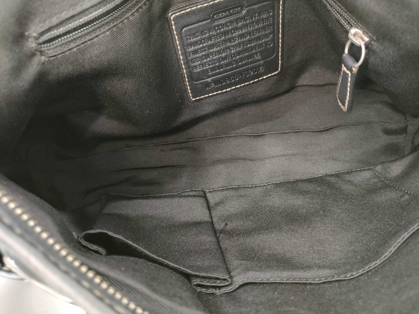 COACH Shoulder Bag Black Signature M0968-F07077 Shoulder Bag