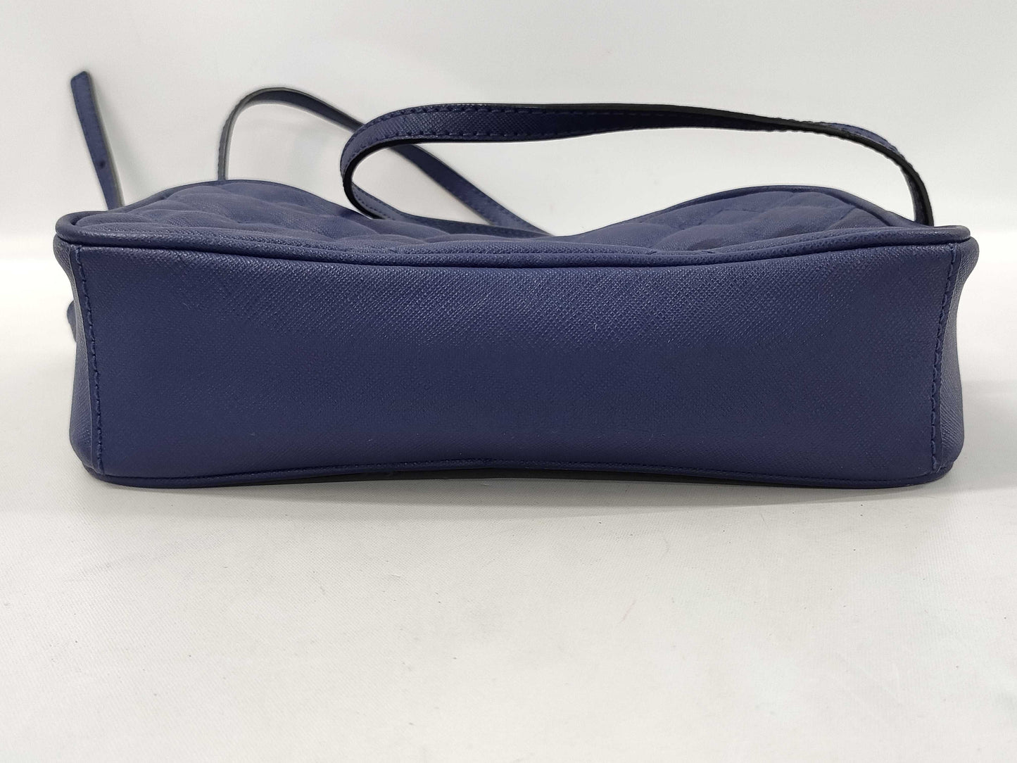 Michael Kors Quilted Matelasse Shoulder Bag in Blue
