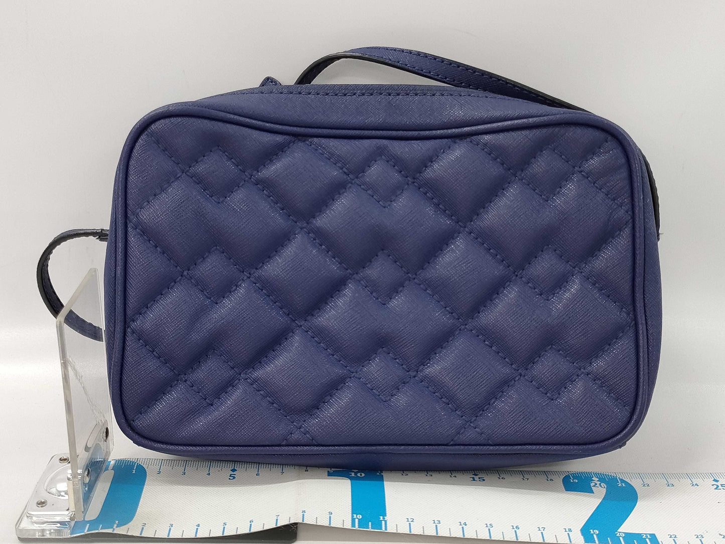 Michael Kors Quilted Matelasse Shoulder Bag in Blue