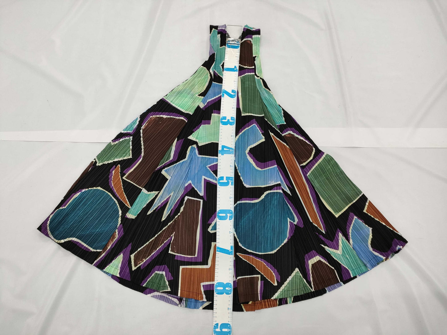 ISSEY MIYAKE ISSEY MIYAKE Pleats Please All-Over Print Dress, Sleeveless, Size 2