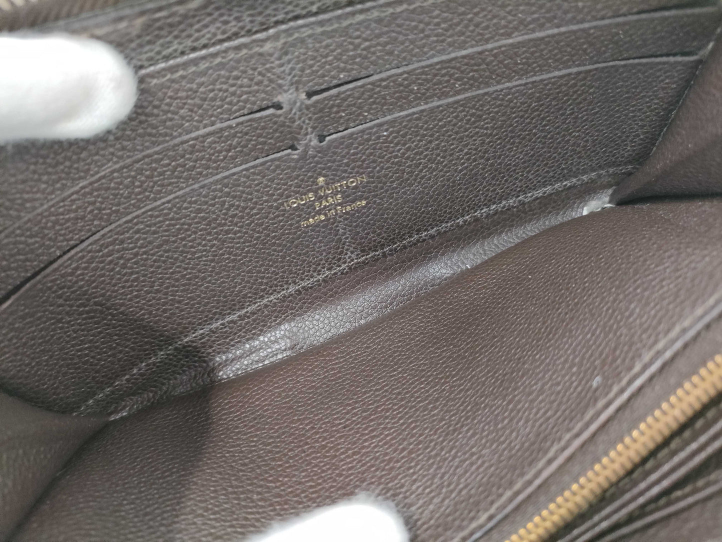 LOUIS VUITTON Monogram Empreinte Zippy Wallet Long Wallet