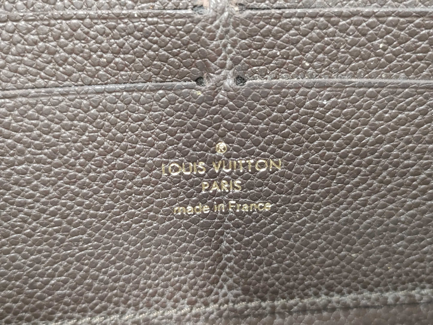 LOUIS VUITTON Monogram Empreinte Zippy Wallet Long Wallet