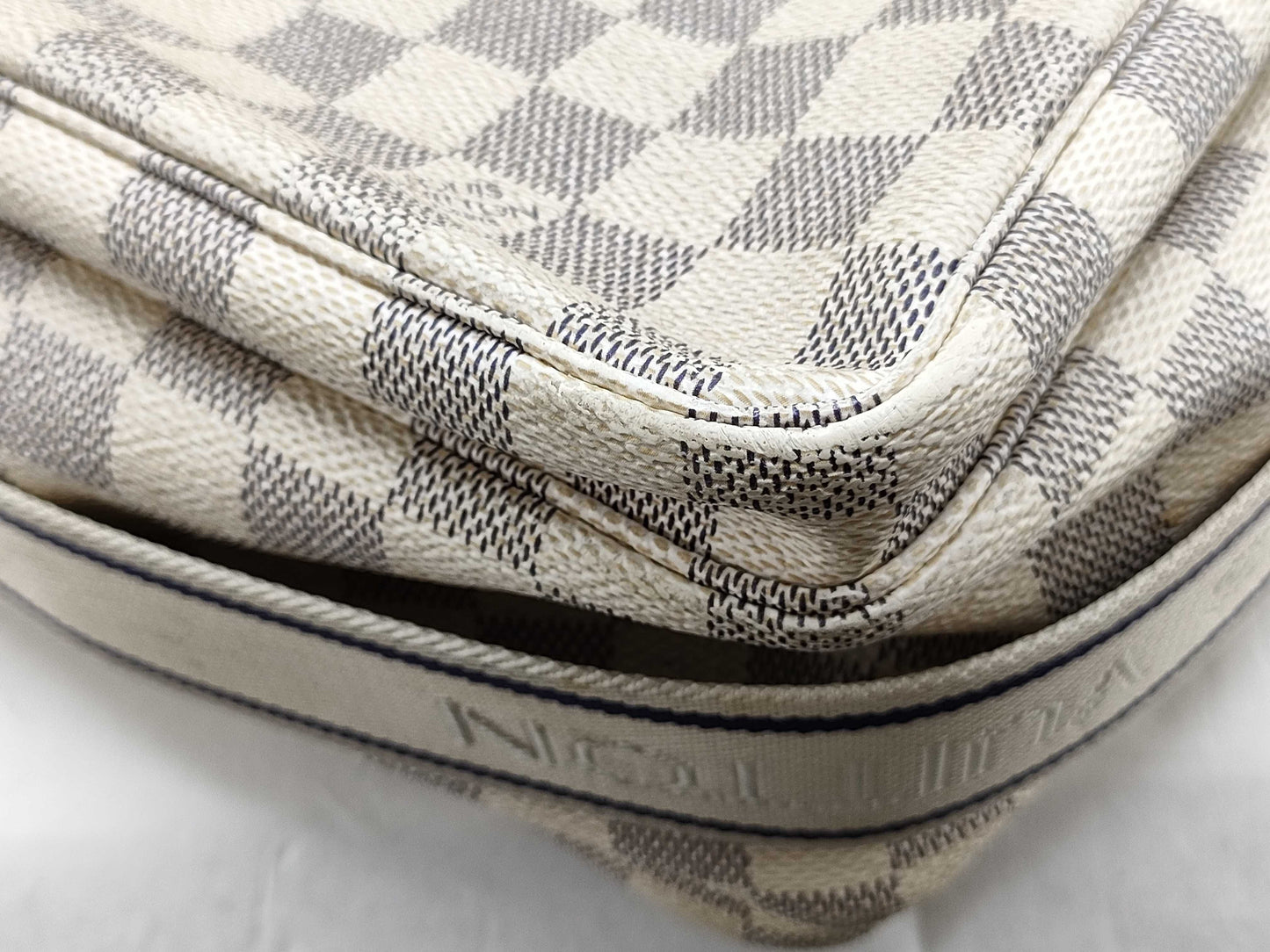 LOUIS VUITTON Damier Azur LOUIS VUITTON Naviglio N51189 Shoulder Bag