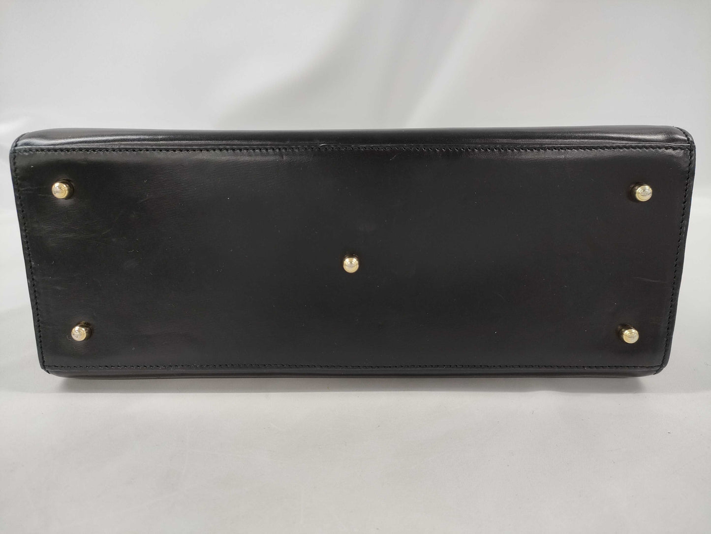 GUCCI 000.256.0192 2-Way Handbag with Stitching, Ladylock Handbag