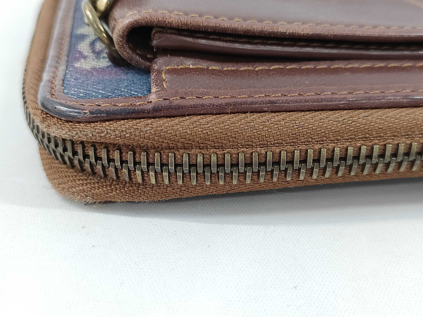 CELINE Denim Pouch Shoulder Bag