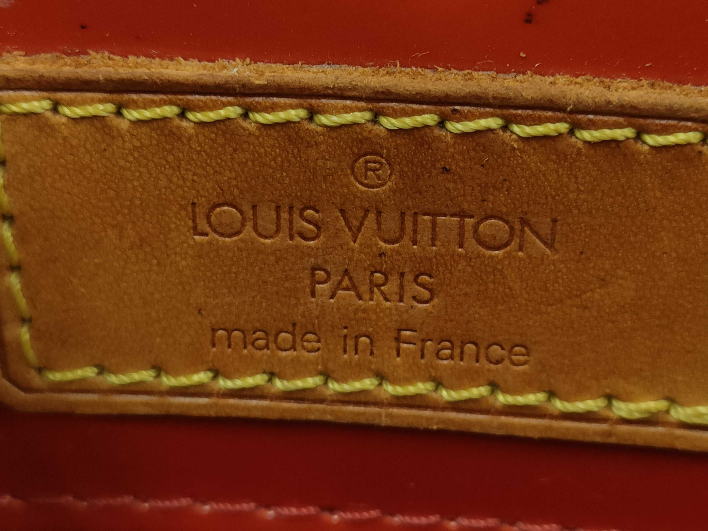 LOUIS VUITTON Vernis Houston M91121 Handbag