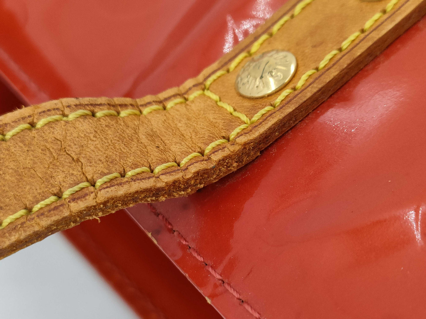 LOUIS VUITTON Vernis Houston M91121 Handbag