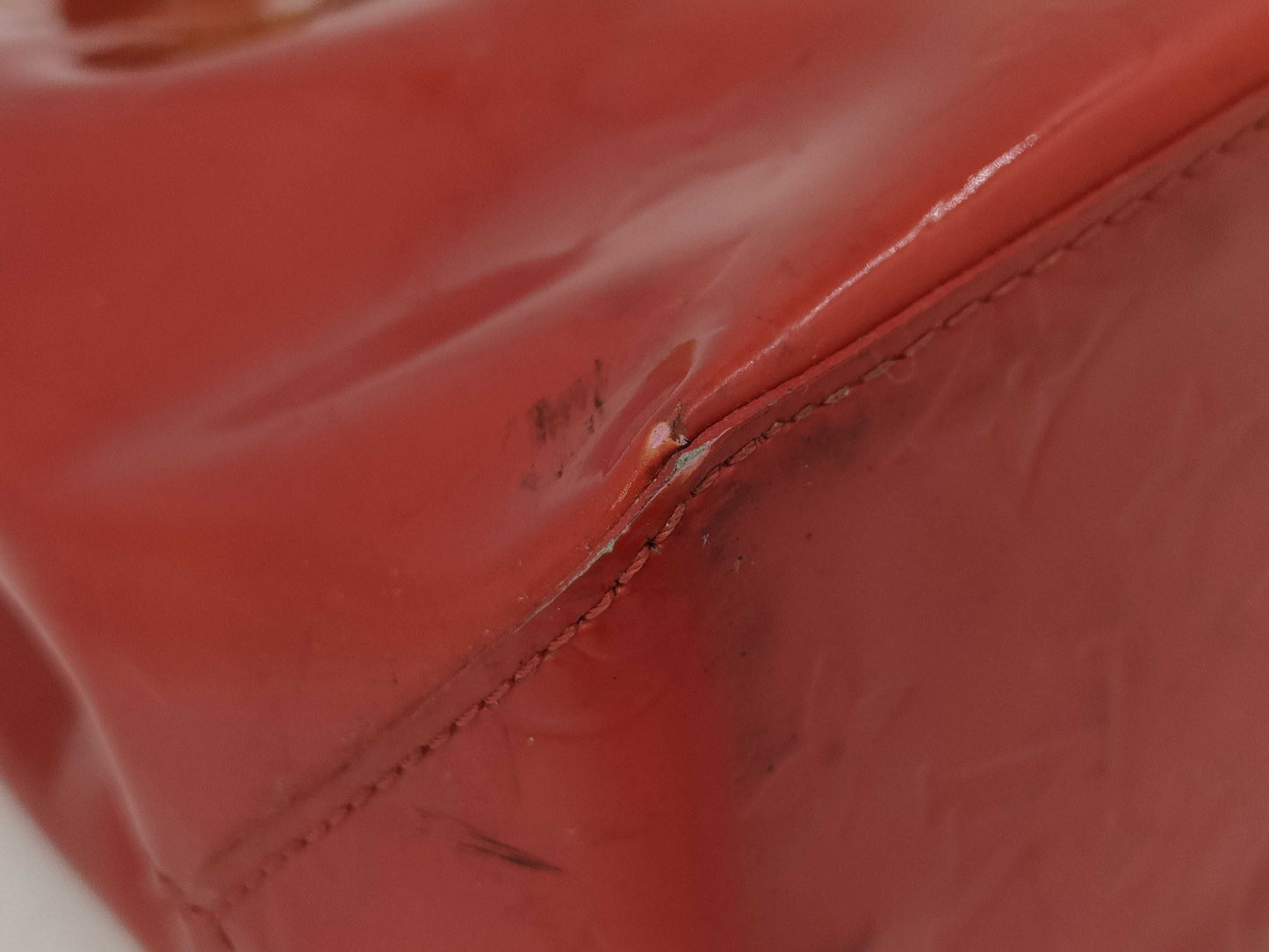 LOUIS VUITTON Vernis Houston M91121 Handbag