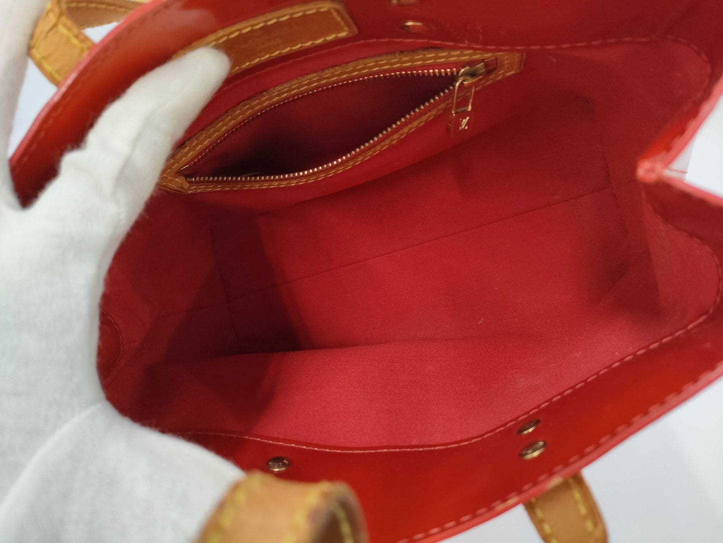 LOUIS VUITTON Vernis Houston M91121 Handbag