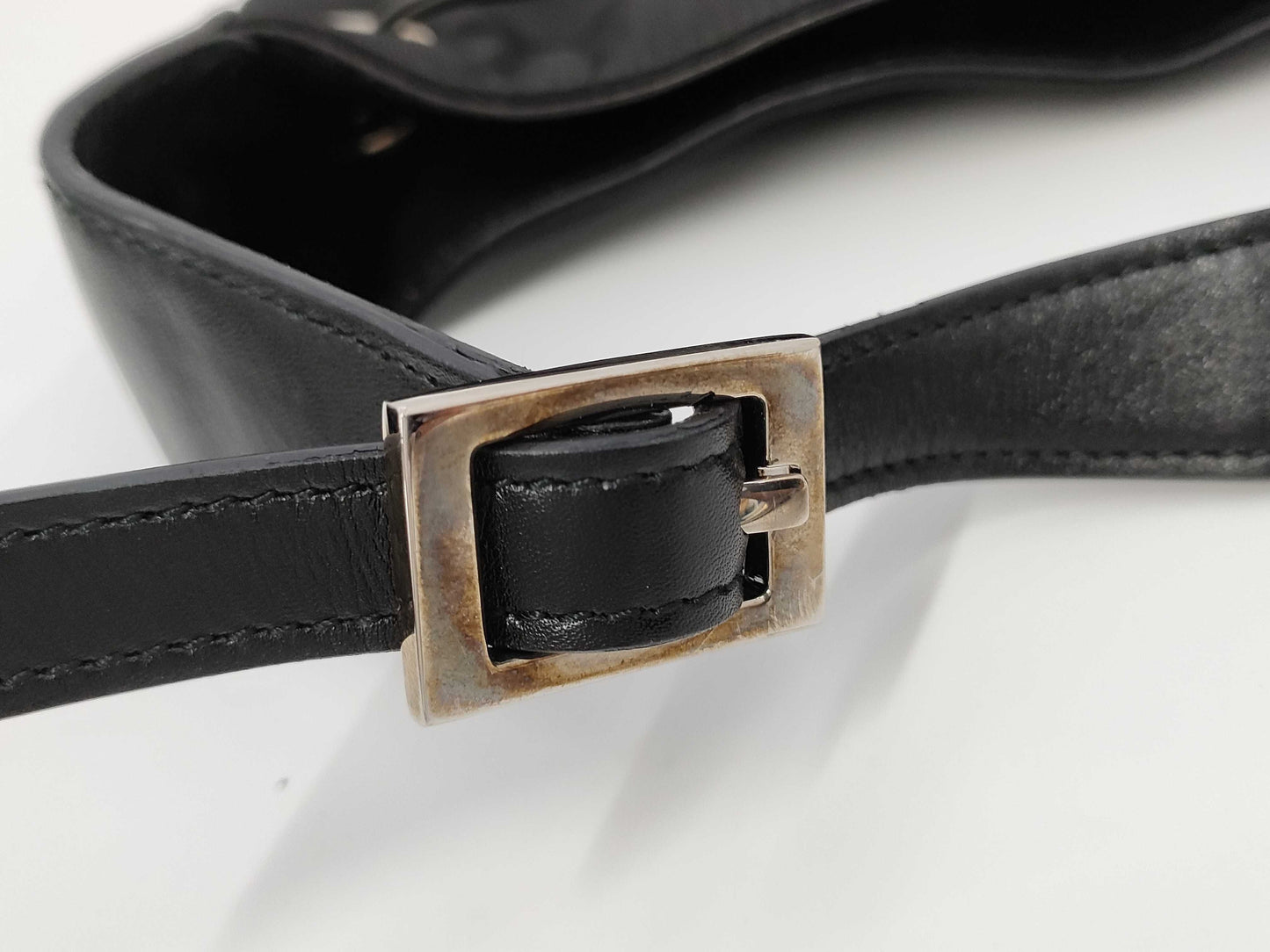 GUCCI Black Canvas Shoulder Bag