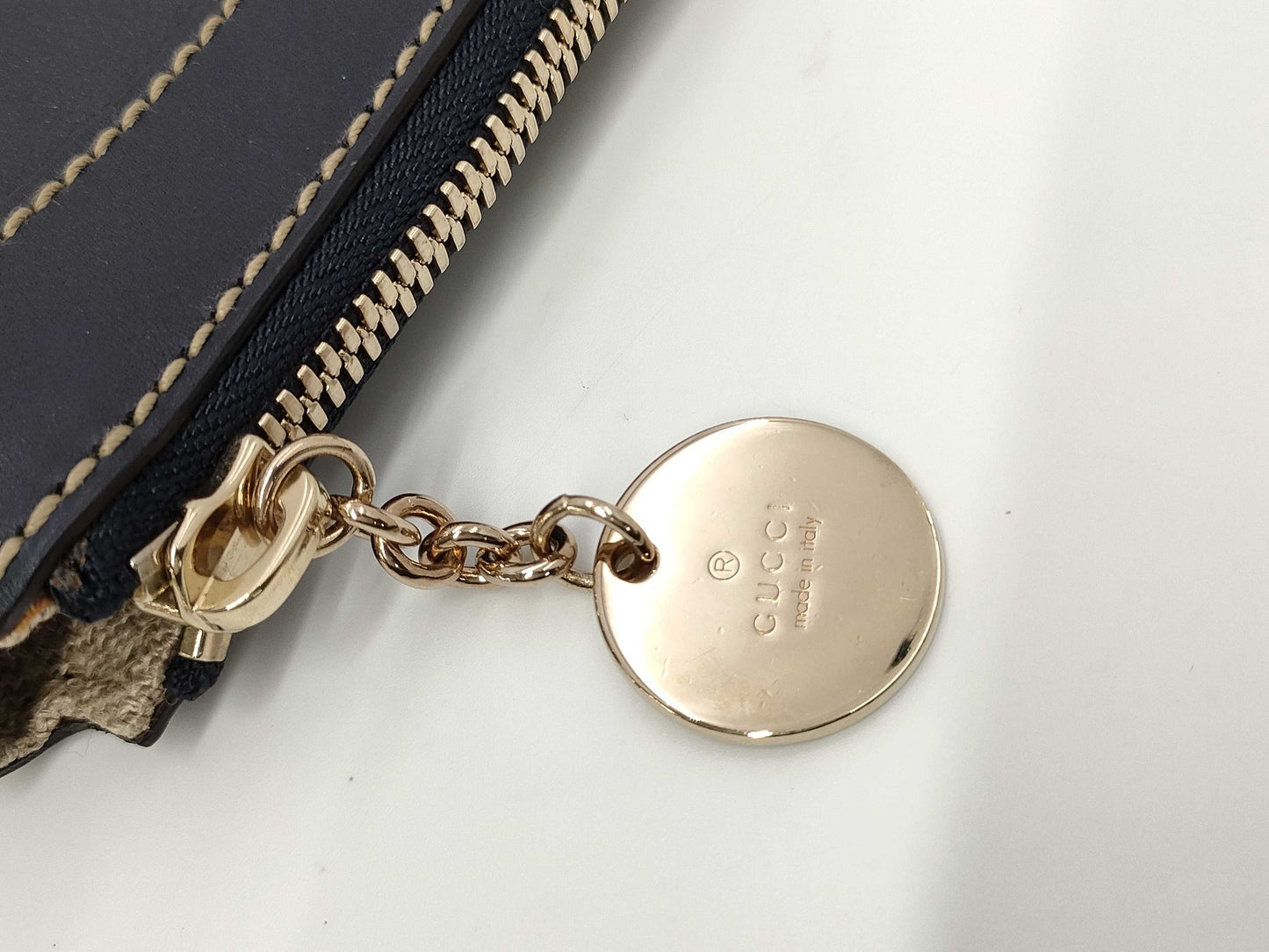 GUCCI Sherry Navy Shoulder Bag