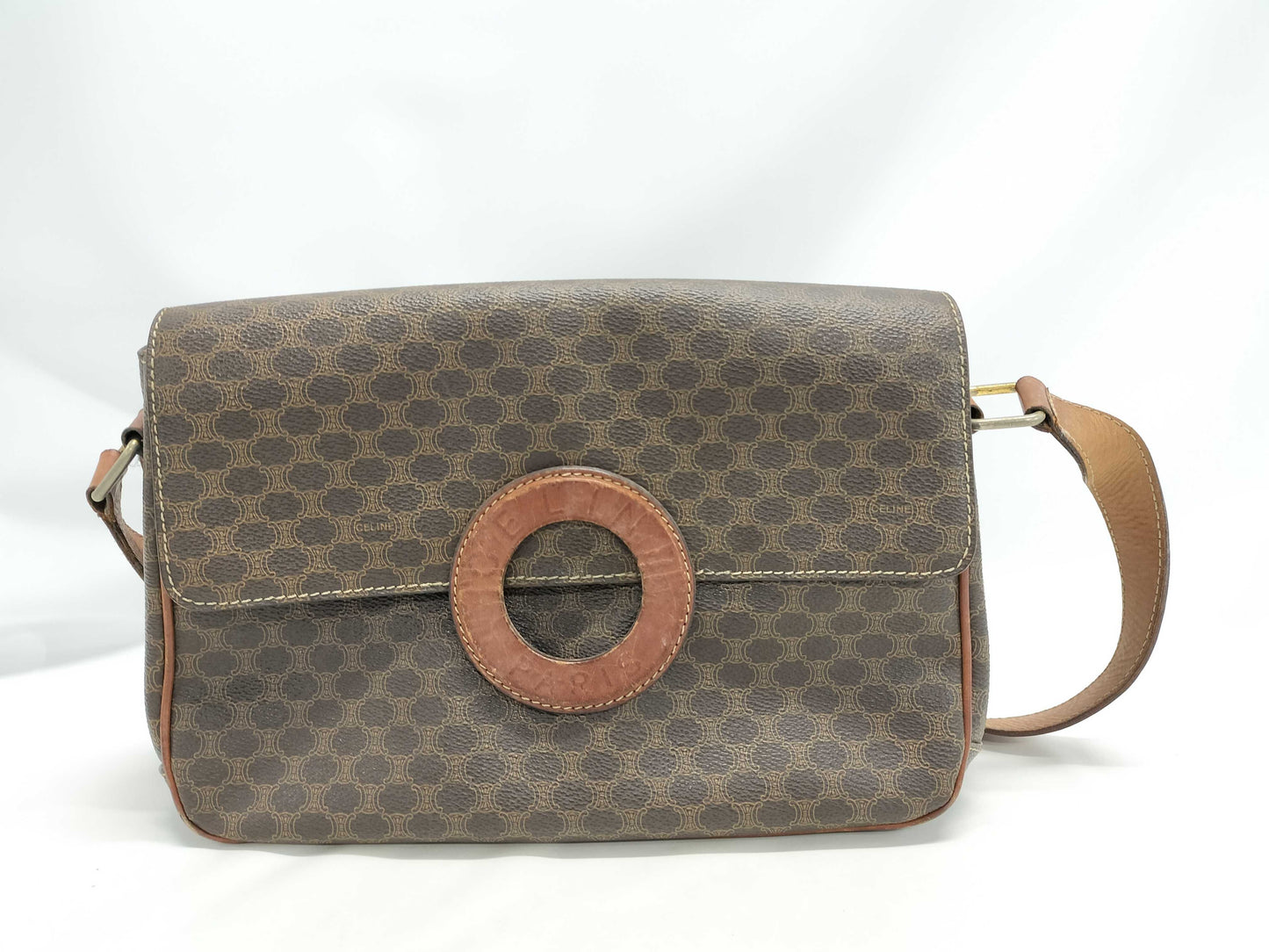CELINE Macadam Shoulder Bag