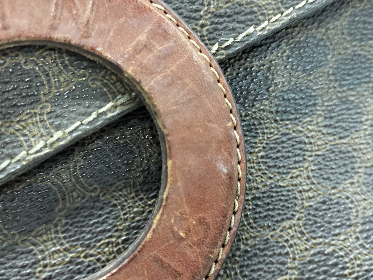 CELINE Macadam Shoulder Bag