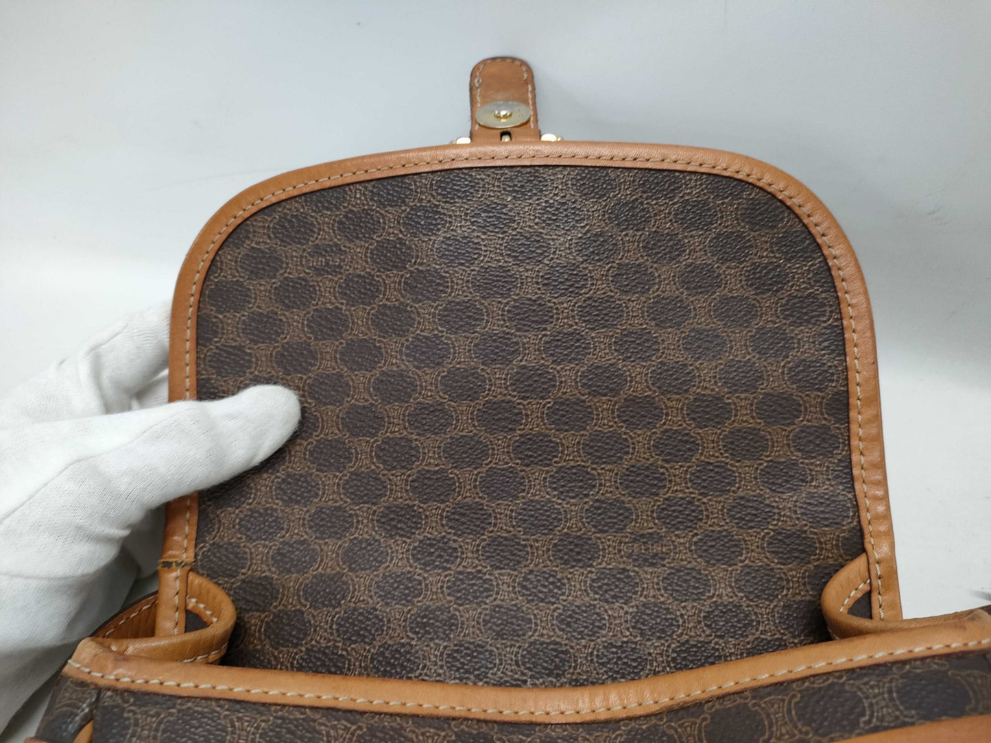 CELINE Macadam Shoulder Bag